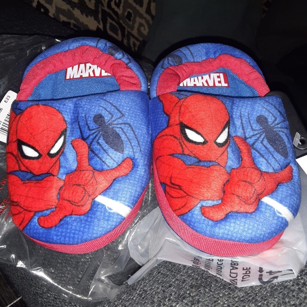 Spiderman Toddler Boy's Slippers